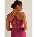 Beyond Yoga  Spacedye Enlighten Sports Bra in Cranberry Heather Size XL EUC!! Photo 1