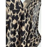 Pink Rose Pink‎ Rose Leopard Print Racerback Tank Top Women's Large Button Front Casual Photo 5