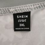  Green Daisy Print Sweatshirt Size 3X Shein Floral Sweatshirt Photo 4