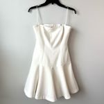 Cinq A Sept Arleen Strapless Mini Dress Ivory 4‎ White Photo 4