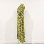 l*space L  Talia Puff Sleeve Ruffle Trim Tie Midi Wrap Dress Boho Peasant Medium Photo 6