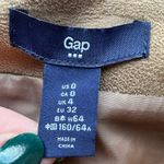 Gap  Suede Faux Button Down Skirt Photo 3