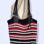 The Sak  Cambria Anthem Shoulder Bag Tote Crochet Red White & Blue Photo 1