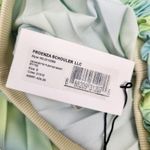 Proenza Schouler Pleated Georgette Midi Skirt Yellow Blue Size Small NWT Photo 6