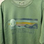 Aerie  River Valley Crewneck Sweatshirt Green Photo 3