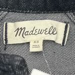Madewell Oversized Jean Jacket Womens XS Black Lunar Wash 100% Cotton M4230 NEW Photo 2