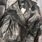 ZARA  cropped genuine leather jacket LIMITED EDITION Photo 9