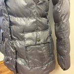 U.S. Polo Assn. Y2K Brown Faux Fur Trimmed Hooded Puffer Coat with pockets size S Photo 4