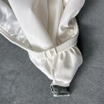 Vintage Sears Half Slip Medium Tall Fortel Modesty Panel White Pillow Tab 70s Photo 6