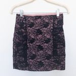 Y2K 2B Clothing Womens Skirt Size Black Mini Lace Overlay Goth Punk Romantic Black Photo 0