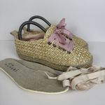 Manebi Yucatan Woven Raffia Sneaker Espadrilles sz EU 37 US 6.5 New‎ Without Box Photo 2