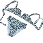 Cupshe Soulful Spring Square Neck Bandeau Top & Bottoms Set Size Medium FLoral Photo 2