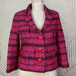 Kate Spade New York Pink Magenta Tweed Blazer Photo 0