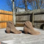 Dolce Vita Anthropologie Solow Suede Western‎ Heel Ankle Bootie women size 9 Photo 1