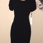 Calvin Klein NWT  Black Midi Tulip Sleeve Dress Photo 0