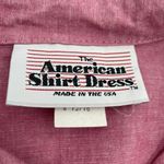 Vintage The American Shirt Dress Long Sleeve Full Skirt Prairie Cottagecore Pink Size XL Photo 3