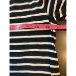 Garnet Hill  Striped Casual Dress Size 8 Blue‎ White Boatneck Nautical Preppy Photo 7
