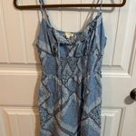 LA Hearts Pac Sun Blue Smocked Waist Fit and Flare Mini Dress Photo 3