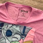 Disney  Stitch Angel Hugging '' I NEED A HUG''Crop T-Shirt PURPLE/PINK MEDIUM #18 Photo 3