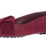 T Tahari Evan Origami Flat- Burgundy Size 6.5 Photo 1