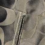 Coach Black Signature Jacquard Hobo Bag Purse Handbag Designer Classic Shoulder Photo 5