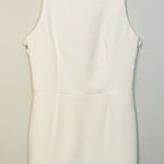 Amanda Uprichard  Ivory White Cut Out Sheath Dress Size M Photo 0