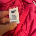 Lands' End Hot Pink Chlorine Resistant Swim Dress NWOT size 18 Photo 3