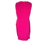 Lands' End Sheath Dress Pink Pockets Garden Tea Event Wedding Office Beach 10 Photo 6