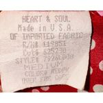 Vintage Halo Kimono Cardigan Satin Floral Red Medium Lace Trim Y2K Made in USA Photo 4