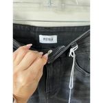 Revolve Pistola x Skinny High Rise Raw Hem Denim Jeans Black Gray Size 26 NEW Photo 6