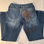 Cache Vintage  Embroidered Jeans Photo 1