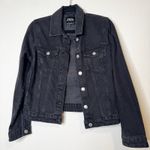 ZARA  Black Denim Jacket Photo 5