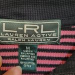 Lauren Ralph Lauren Active Pink Striped Long Sleeve Quarter Zip Activewear Top M Size M Photo 6