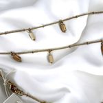 NEW Bancroft Beige and Gold Crystal Beaded Boho Wrap Necklace Photo 2