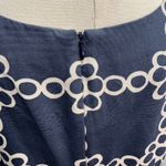 Boden Ava Daisy Chain Dress Women's 6R With belt Summer classic preppy wedding‎ Blue Size 6 Photo 7