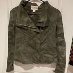 Anthropologie Marrakech green camp moto jacket size small Photo 0