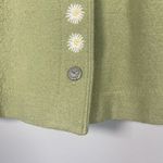 Geiger Wool 2 Piece Green‎ Embroidered Floral Vintage Skirt Jacket Set Size 34 Green Photo 5