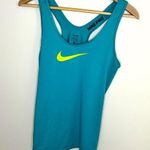 Nike Women’s Teal Blue Green  Pro Racerback Tank Top MEDIUM Dri-fit Workout Top Photo 0