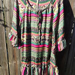 Uncle Frank  dress 3/4 Sleeves Multicolored M Photo 0