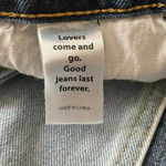 PacSun two tone panel high-waisted 5 pocket 90s Boyfriend jeans, size 26. Photo 5