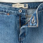 GAP JEANS Women's Blue Denim Maxi Skirt with Front Slit Size 10 Boho Classic Photo 1