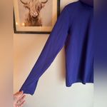 Athleta Purple Flurry Blizzard Ribbed Turtleneck Long Sleeve Top Photo 4