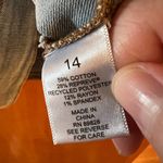 LOGO By Lori Goldstein  Zipper Front Blue Denim Jacket Cloud Wash Pockets Size 14 Photo 8