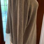 Adrianna Papell  Heather Grey & White long Sleeve VNeck Sweater Photo 4