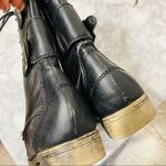 Madden Girl Madden Black Combat Moto Women Booties with double buckle and laces, size 7 Photo 10