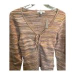 Madewell Space Dye V-Neck Sweater - Mahogany - Size XL - NWT Photo 1