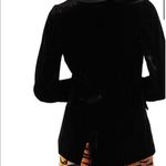 Cami NYC  The Emmie Black Velvet Blazer Silk Blend Button Front Size Large L Photo 6