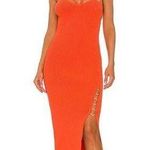 Wall Flower NICHOLAS Jules Ribbed Knit Dress, Revolve, /Orange Size S New w/Tag Photo 0