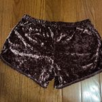 Popular 21 dolls kill purple velour velvet crushed lounge low rise shorts Photo 5