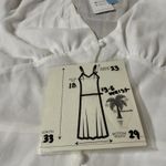 Cupshe  Chiffon Dress Ruffled Long Sleeve Boho Cocktail Button Up White Sz Small Photo 3